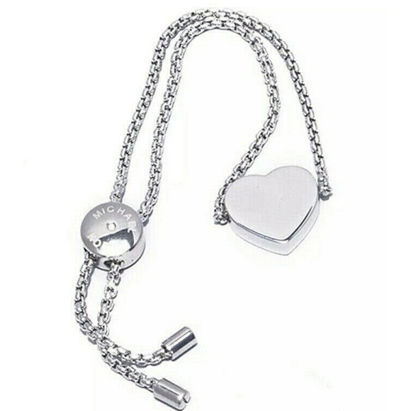 MICHAEL KORS White Gold Heritage Slide Bracelet - Picture 6 of 8